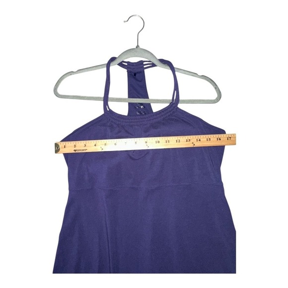 Prana Womens Blue Pristine Racerback Dress, Large - Picture 6 of 7